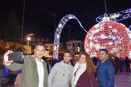 Christmas lights 2017 in Fuengirola