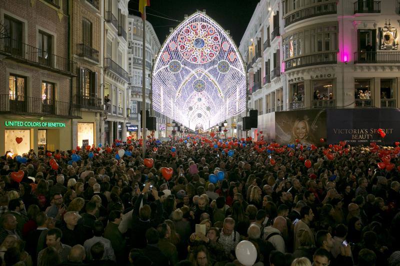 Christmas lights in Malaga