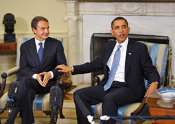 Zapatero promises Obama "significant contribution" in Afghanistan