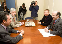 The UK's Minister for Europe visits Malaga