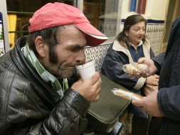 A hard night on the streets