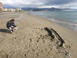 Dead baby girl found on Malaga city's Huelin beach