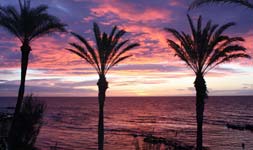 Sunrise this morning in Mijas