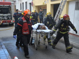 Sixty-nine-year-old man in serious condition after house fire in Malaga