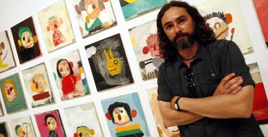 Mixing irony with expressionist brushstrokes at CAC Malaga