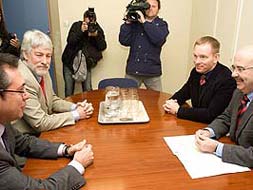 The UK's Minister for Europe visits Malaga
