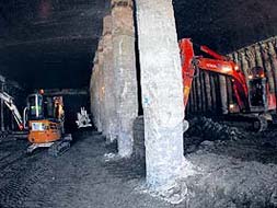 The San Pedro tunnel takes shape