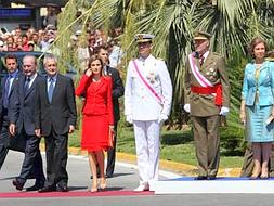 King and Queen attend military tribute in Malaga