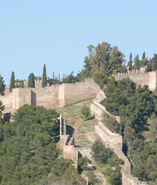 The incident occurred on the way up to the Gibralfaro.