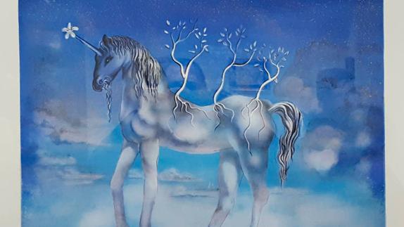 Salvador Dalí's horses . 