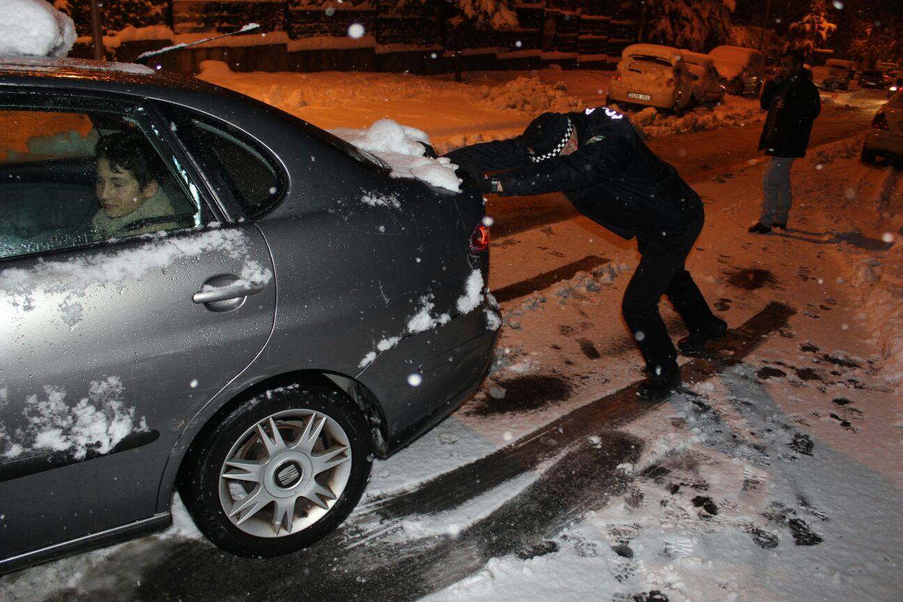 Snow in the province of Malaga - in pictures