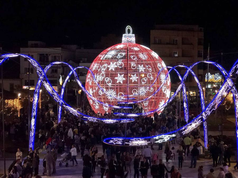 Christmas lights 2017 in Fuengirola