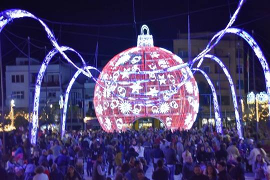 Christmas lights 2017 in Fuengirola