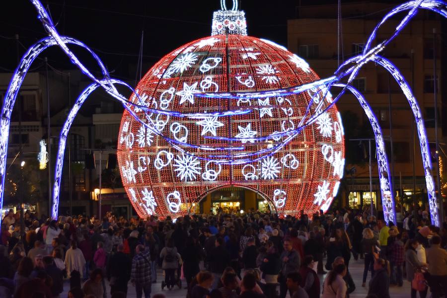 Christmas lights 2017 in Fuengirola