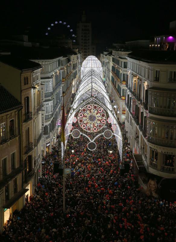 Christmas lights in Malaga