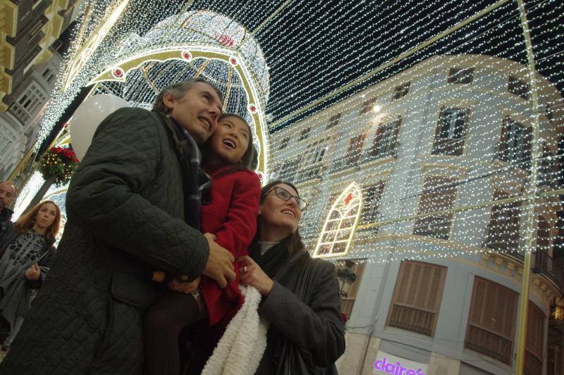 Christmas lights in Malaga