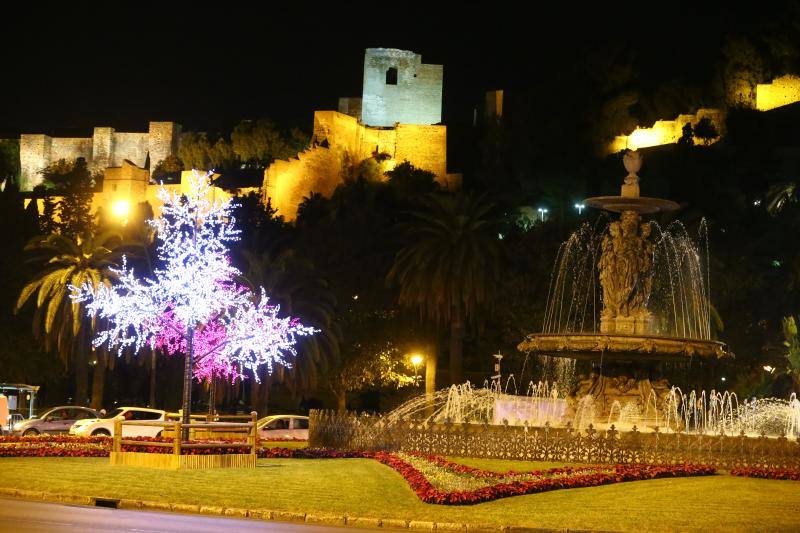 Christmas lights in Malaga