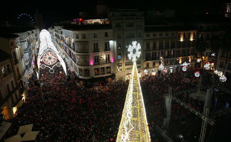 Christmas lights in Malaga