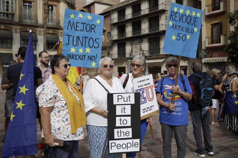 Stop Brexit - protest in Malaga