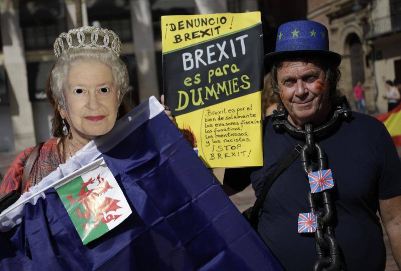 Stop Brexit - protest in Malaga