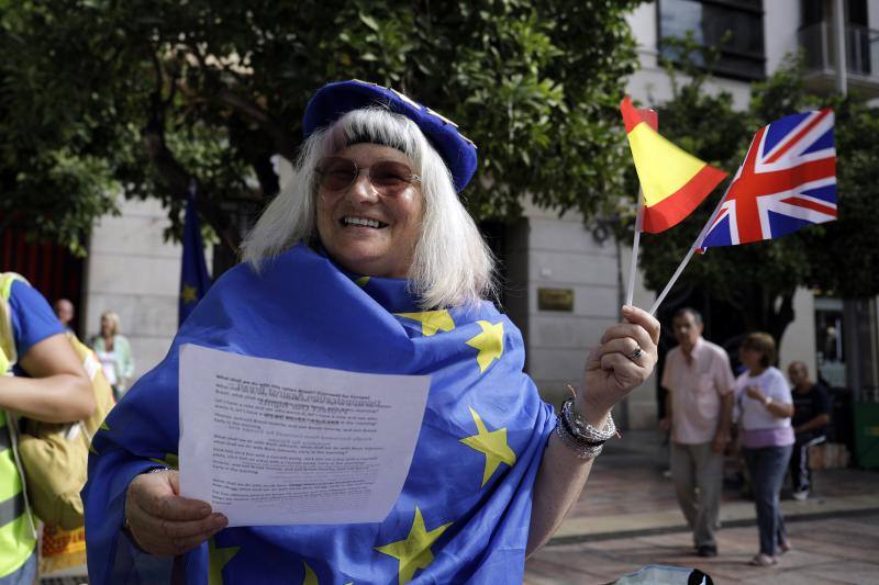 Stop Brexit - protest in Malaga
