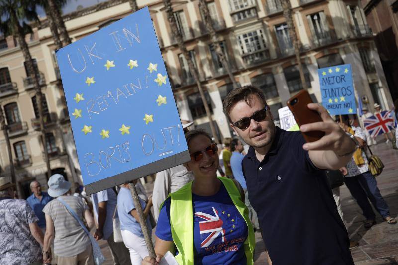 Stop Brexit - protest in Malaga