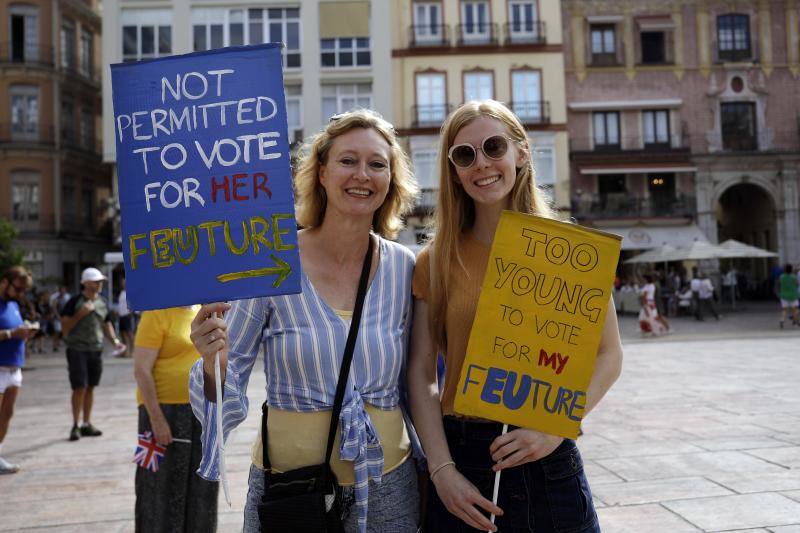 Stop Brexit - protest in Malaga