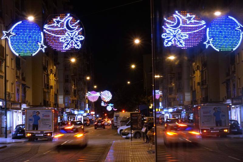 Malaga's Christmas lights