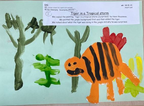 Schoolwork showcase - Primary Artwork