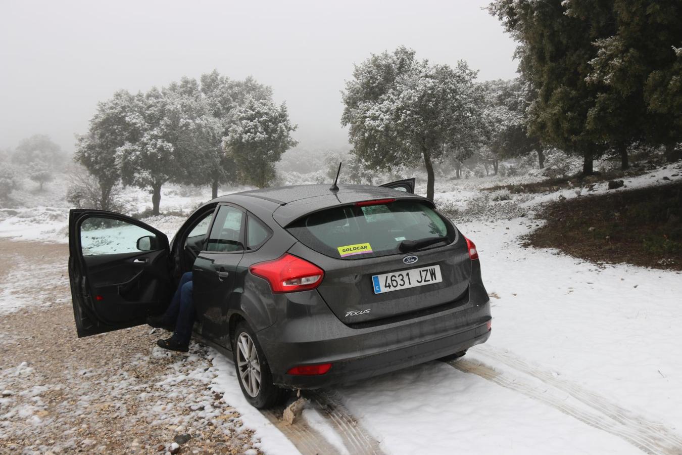 Travel chaos on Monday after several inches of snow fall on Malaga province (gallery)