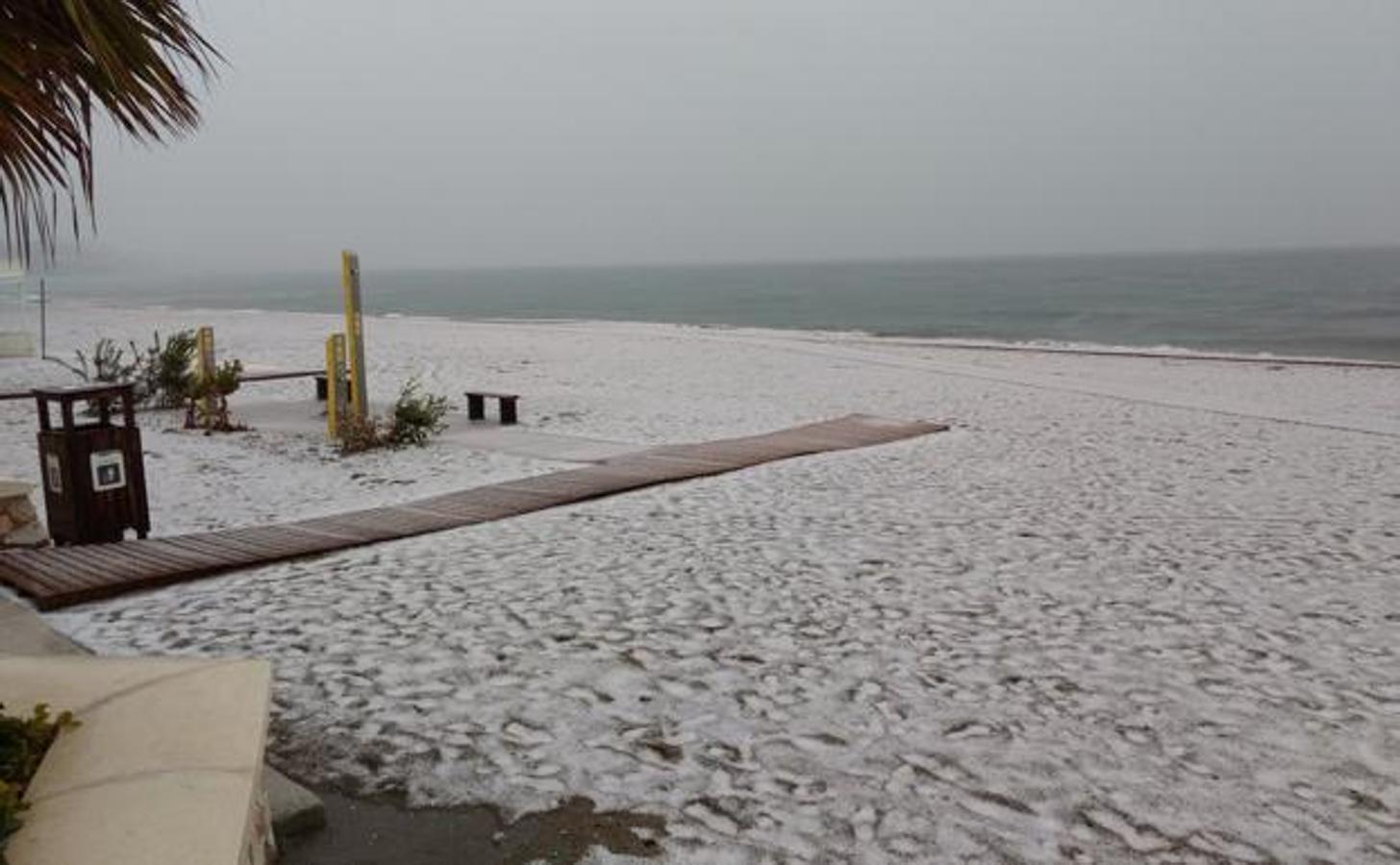 Travel chaos on Monday after several inches of snow fall on Malaga province (gallery)