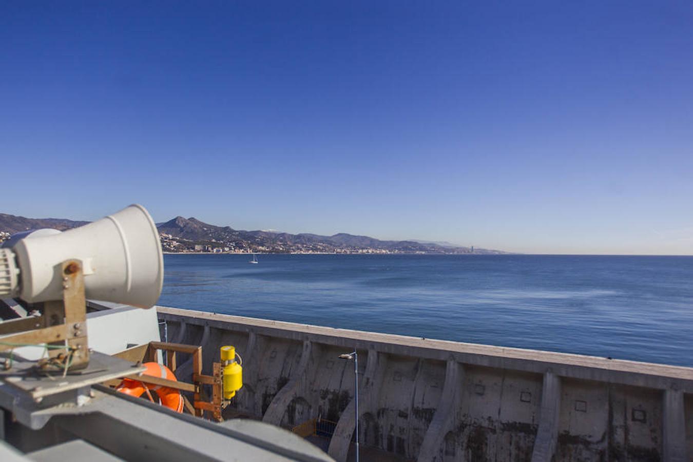 Inside Royal Navy ship HMS Duncan, in Malaga this week
