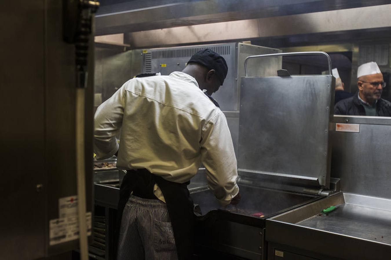 Inside Royal Navy ship HMS Duncan, in Malaga this week